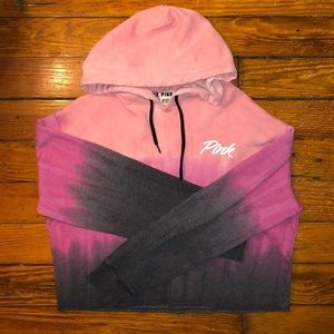 Tie Dye Cropped Victoria’s Secret PINK Hoodie